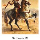 St. Louis IX Holy Card PC#561