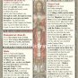 **LARGE PRINT** Mass Pew Cards WITH NEW TRANSLATIONS #MC85X55-LARGE