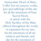 Morning Offering MIRROR CLING #S-1 Morning Offering MIRROR CLING #S-1