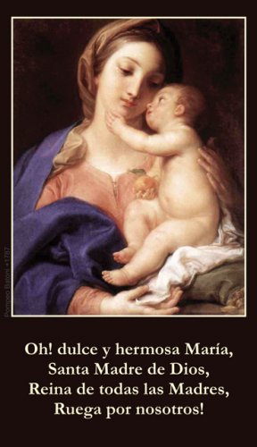*SPANISH* MOTHER'S DAY HOLY CARD PC#366