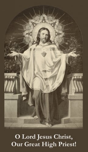 Jesus Great High Priest Holy Card PC#302