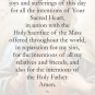 Morning Offering Prayer Card PC#213
