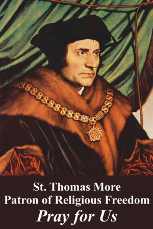 Religious Liberty Prayer Card - St. Thomas More - English #RL-STM-ENG