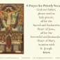 PARISH PEW CARDS - ST. MICHAEL / VOCATIONS PRAYERS AFTER MASS # PC - 474