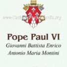 Special Ltd Edition Collector's Series Commemorative Pope Paul VI Beatification Bookmark BKMK#16OLD