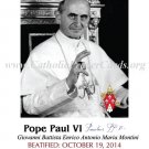 Special Limited Edition Commemorative Pope Paul VI Beatification Magnet #Mag-40 Special Limited Edition Commemorative Pope Paul VI Beatification Magnet #Mag-40