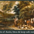St. Francis Blessing of Animals Prayer Card PC#557 St. Francis Blessing of Animals Prayer Card PC#557