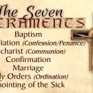 Seven Sacraments/Seven Gifts of the Holy Spirit PC#596 Seven Sacraments/Seven Gifts of the Holy Spirit PC#596