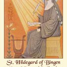 St. Hildegard of Bingen Prayer Card PC#396