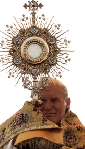 St. John Paul II Eucharistic Prayer Card PC#643