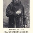 Servant of God Fr. Stephen Eckert Holy Card PC#696