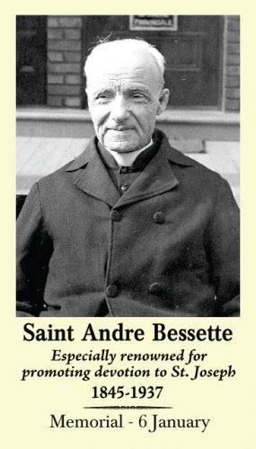 SAINT ANDRE BESSETTE PRAYER CARD PC#72