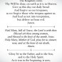 Our Father, Hail Mary & Glory Be Prayer Card PC#698