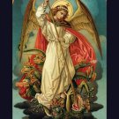 St. Michael the Archangel Defend Us In Battle Prayer Card***JUMBO*** PC#543 St. Michael the Archangel Defend Us In Battle Prayer Card***JUMBO*** PC#543