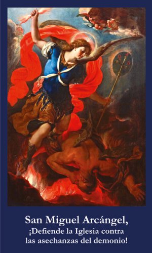 St. Michael the Archangel Spanish Prayer Card PC#719