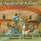 ST. IGNATIUS OF ANTIOCH PRAYER CARD #75