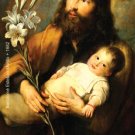 ST JOSEPH *LARGE PRINT* NOVENA PRAYER CARD PC#13LG