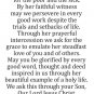 Blessed Josephine of Vannini Prayer Card PC#418