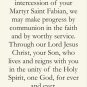 Pope Saint Fabian Prayer Card PC-775