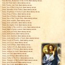 Litany of the Holy Name of Jesus Prayer Card PC-778