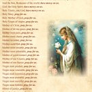 Litany of the Blessed Virgin Mary Prayer Card PC-779 Litany of the Blessed Virgin Mary Prayer Card PC-779