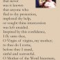 Memorare of the Blessed Virgin Mary & St. Joseph Prayer Card PC-789