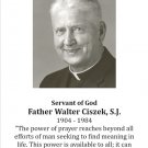 Servant of God Fr. Walter Ciszek Prayer Card PC-838