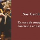 ***SPANISH***I Am a Catholic In Case of Emergency Prayer Card PC#866