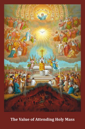 The Value of Attending Holy Mass Card  PC-892