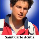 Saint Carlo Acutis Canonization Prayer Card - PC-908 Saint Carlo Acutis Canonization Prayer Card - PC-908