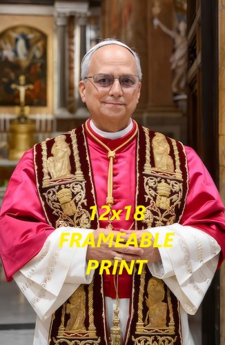 POPE LEO XIV FRAMEABLE PRINTS 12x18  POSTER-1