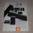 JBL Ad, 1969, L75,SA660 Amp, Cortina, Alpha I, Article