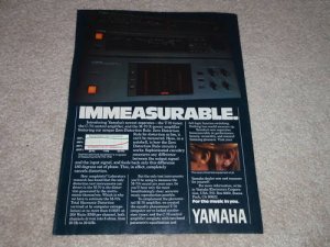 Yamaha M-70x Amp, T-70 Tuner, C-70 Pre Ad, 1982,Article