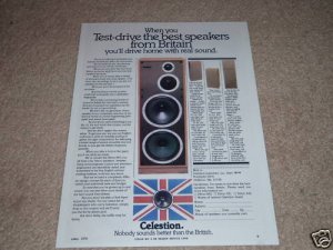 Celestion Ditton 662,551,442 Speaker Ad,Specs,Article