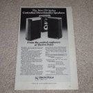 Electro-Voice CD 35,35i Speaker AD, Specs, 6"x9" ,1983