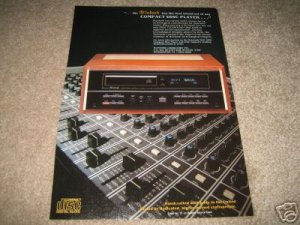 McIntosh CD Player Ad from 1985 MCD 7000,BEAUTIFUL!
