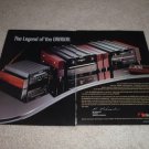Nakamichi DRAGON Cd Player Ad, Ultra-RARE! 2 pgs, 1995