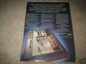 Dual 939 Cassette Deck Ad from 1978,AMAZING!