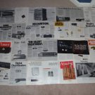CARVER Ad Archive CD with 26 Ads,brochures,RARE ONES!
