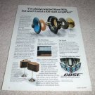 Bose 901 Speaker AD from 1978, Series III, color