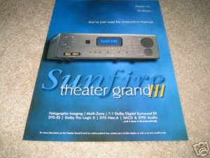 Sunfire Theater Grand III Ad from 2002 Bob Carver 3