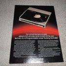 Technics SL-6 Electronic Turntable Ad from 1983,RARE!