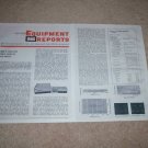 JBL SG520 Graphic Controller,SE400 Amp Review,1966,2 pg