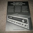 Pioneer SX-828 Receiver AD from 1973