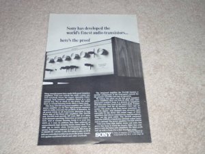 Sony TA-1120 Amplifier Ad, 1966,Article, Specs