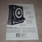 BSR McDonald 500 Turntable Ad, 1966, Features, Article