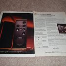 Polk SDA SRS 2.3,1.2 Article,Ad from 1989 2 pages