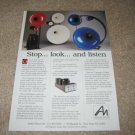 Audio Note Exotic Speaker Ad fr 1996,Avantgarde Trio
