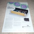 Sonic Frontiers SFD-1 TUBE D/A Converter Ad from 1994