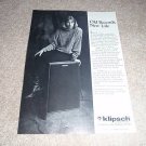 Klipsch Kg4 Speaker Ad from 1989